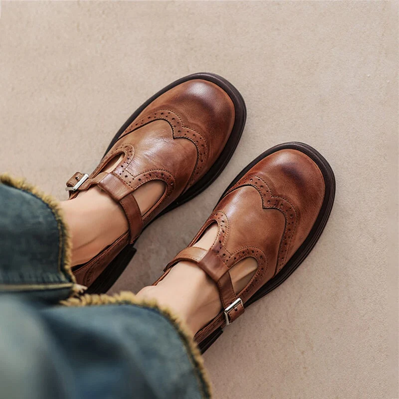Mattea Leather Mary Janes – Elegant, Timeless Style - Image 3