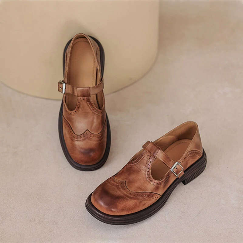 Mattea Leather Mary Janes – Elegant, Timeless Style - Image 4