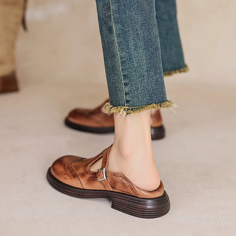 Mattea Leather Mary Janes – Elegant, Timeless Style - Image 6