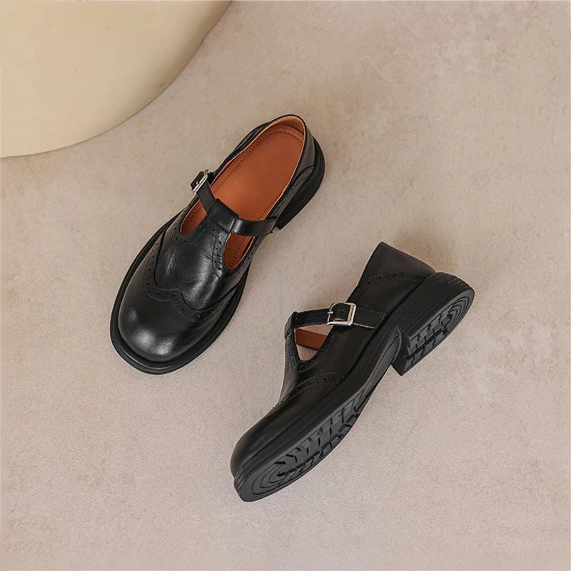 Mattea Leather Mary Janes – Elegant, Timeless Style - Image 9