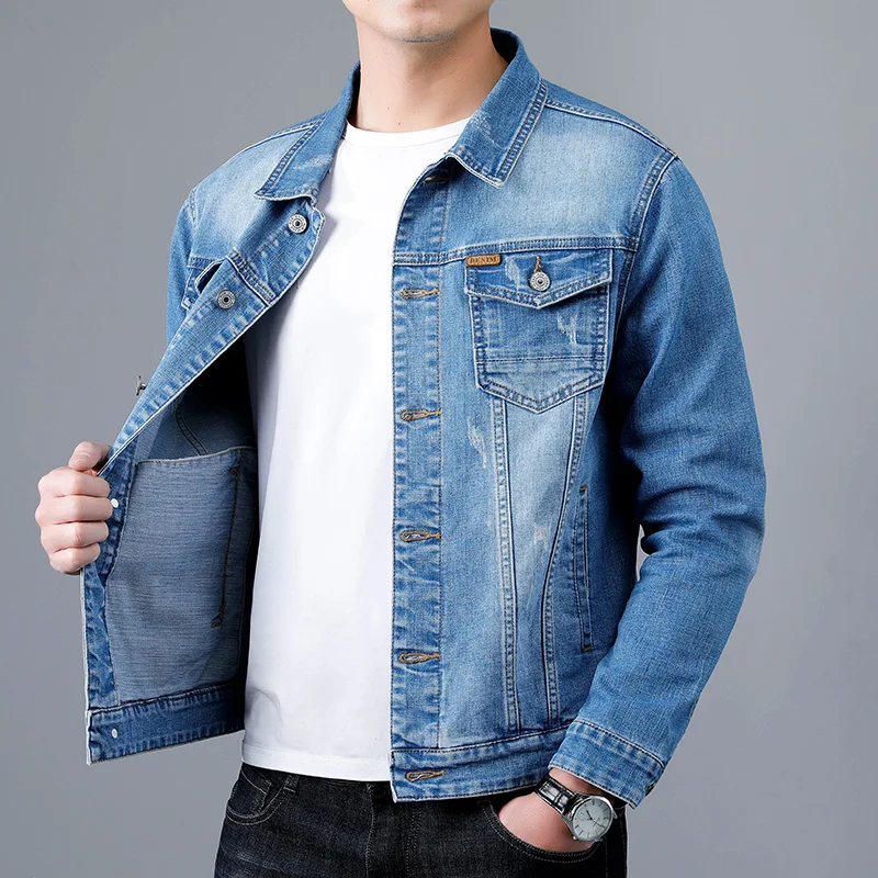 Maverick Denim Trucker Jacket for a Stylish and Comfortable Everyday Look - Image 4