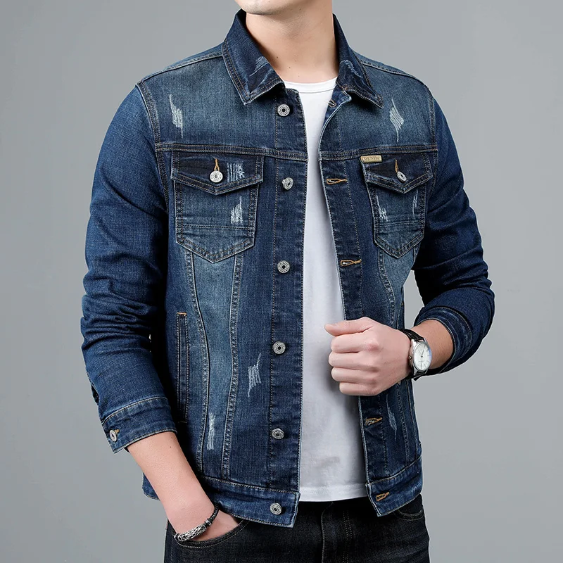 Maverick Denim Trucker Jacket for a Stylish and Comfortable Everyday Look - Image 7