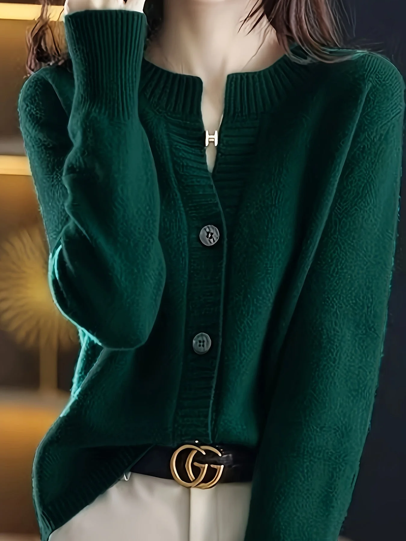 Michelle - Elegant Trendy Cardigan for a Sophisticated Daily Style - Image 3