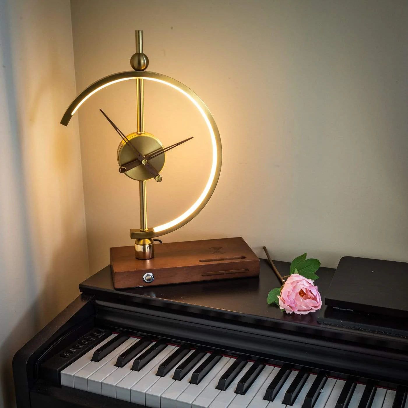 Nagoyalight™ | Elegant LED Lamp with Built-in Clock and Charging Station - Image 10