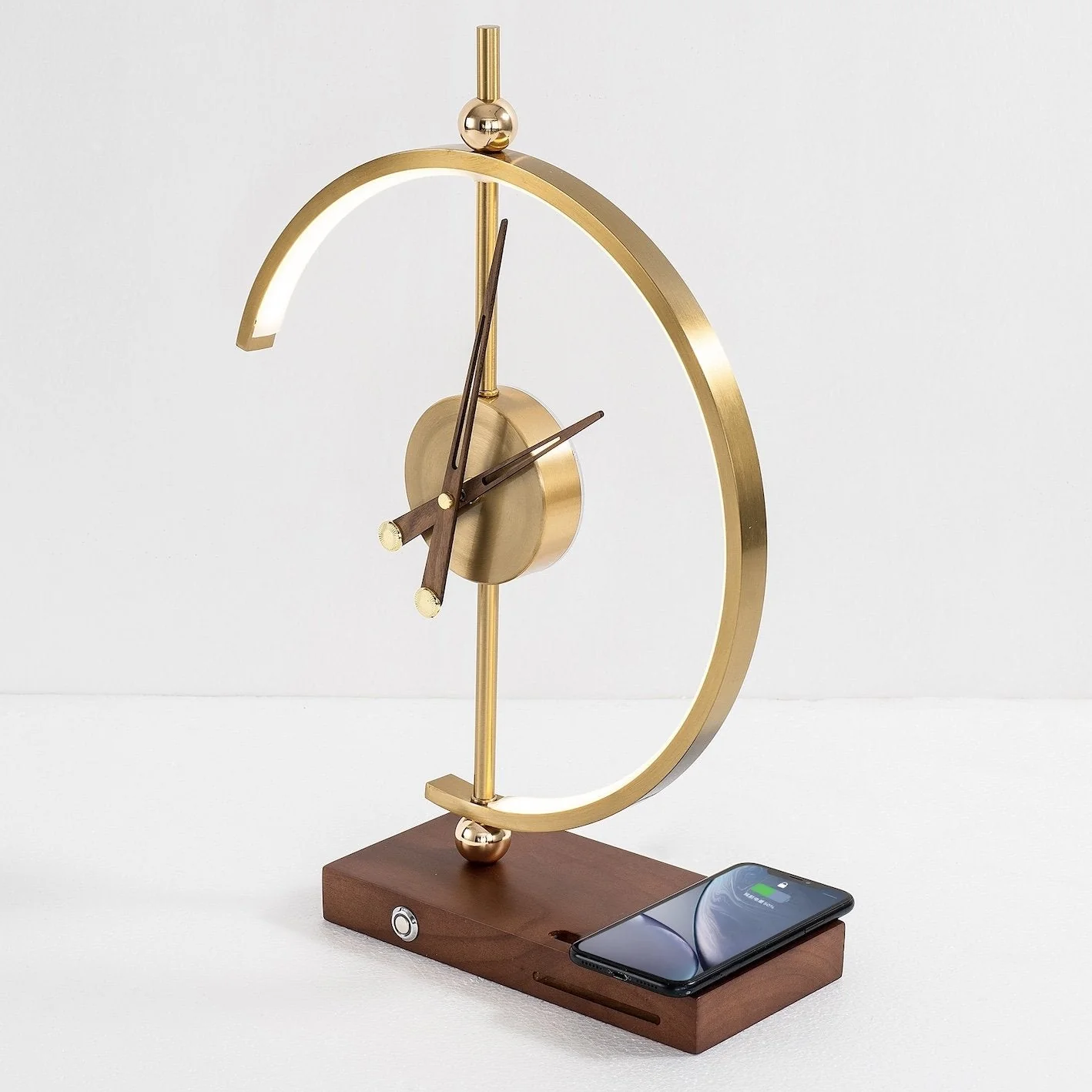 Nagoyalight™ | Elegant LED Lamp with Built-in Clock and Charging Station - Image 5