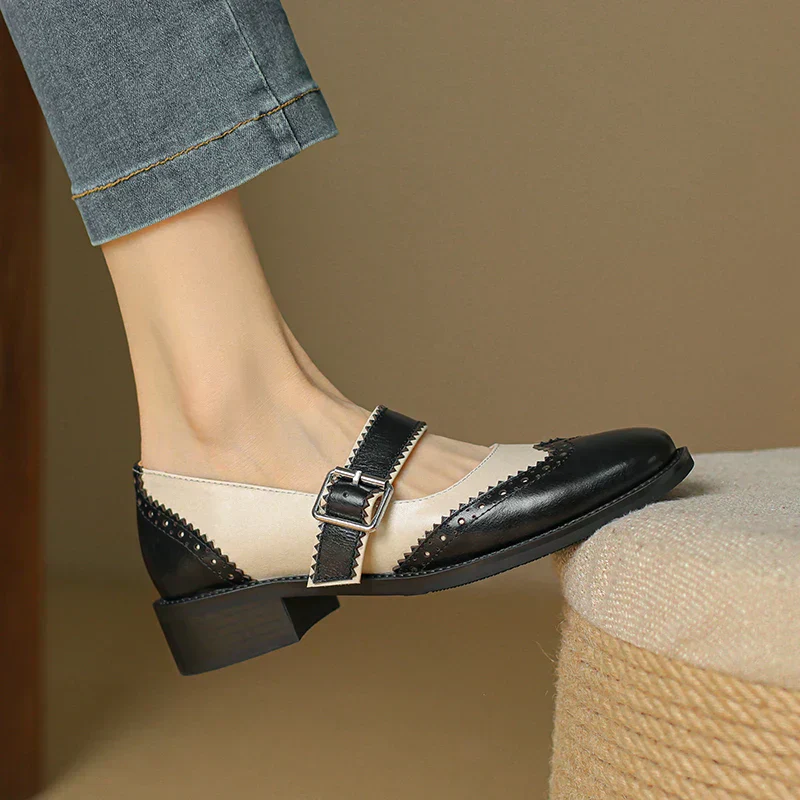 Premium Leather Mary Janes - Image 3