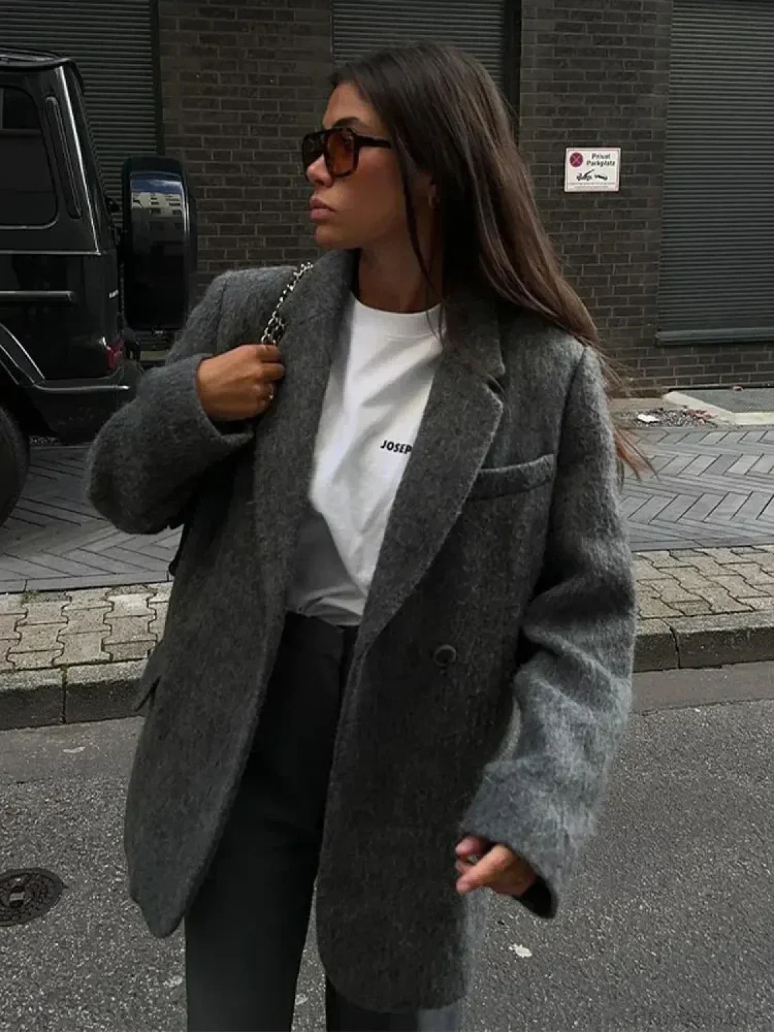 Elegant Retro Wool Button-Down Overcoat for Timeless Style - Image 12