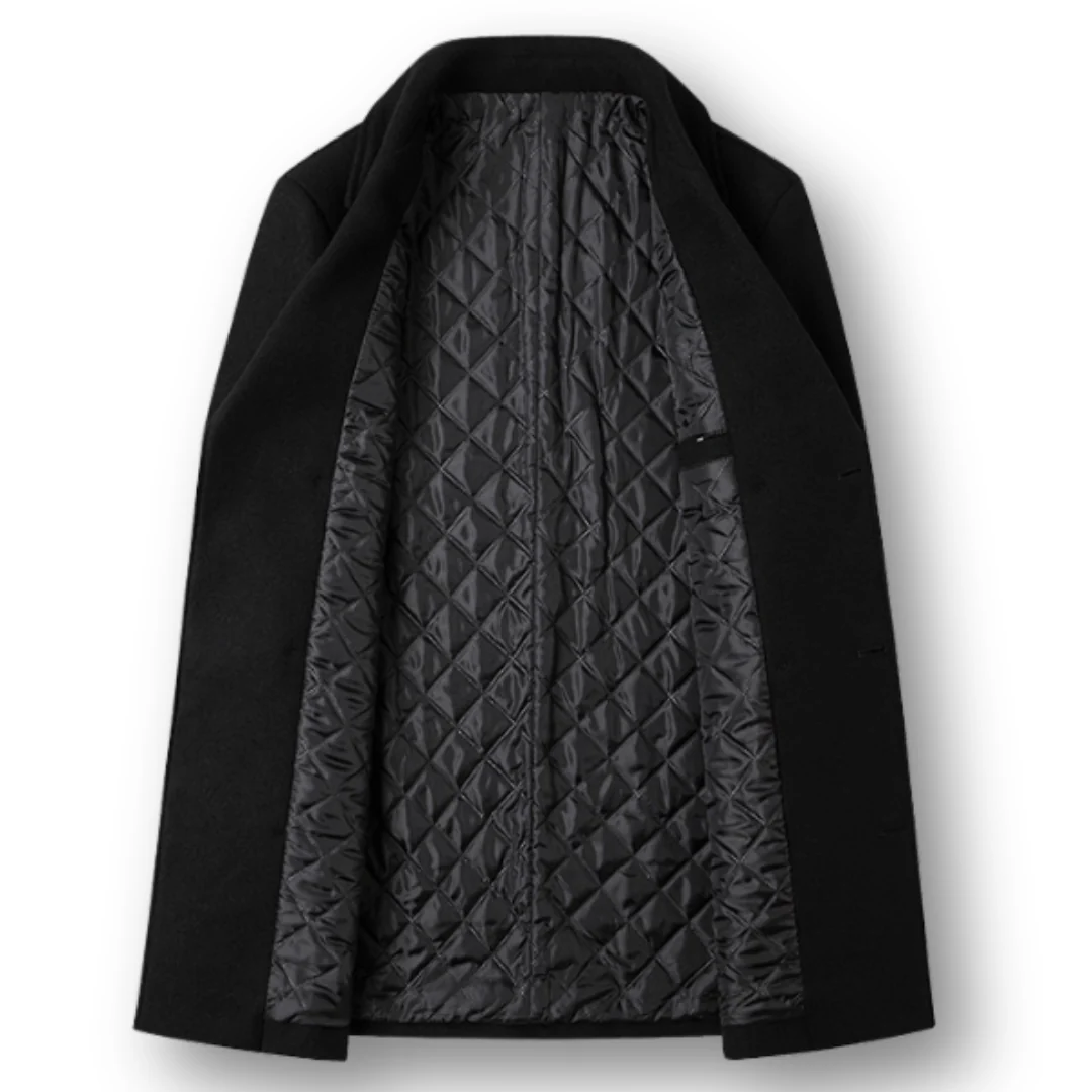 Silvan | Elegant Style Double-Breasted Wool Coat in Premium Wool - Image 4