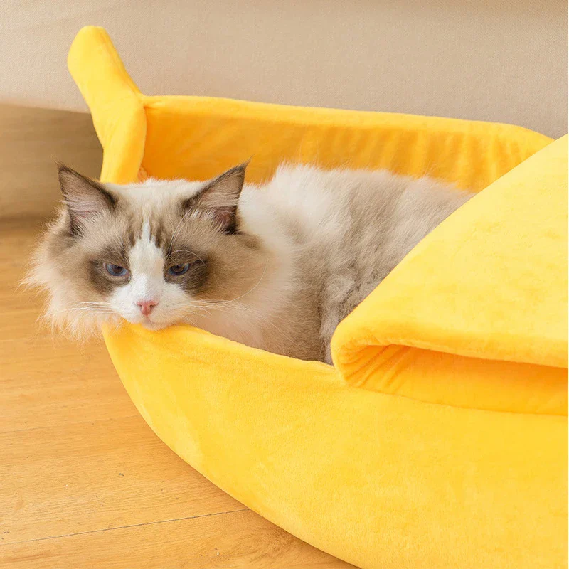 Soft and Cozy Cat Bed with a Playful Touch - Image 4