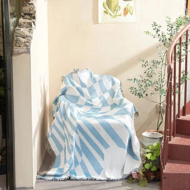 Trendy Woven Wall Tapestry Throw – Modern Home Decor and Stylish Interior Accent - Image 13