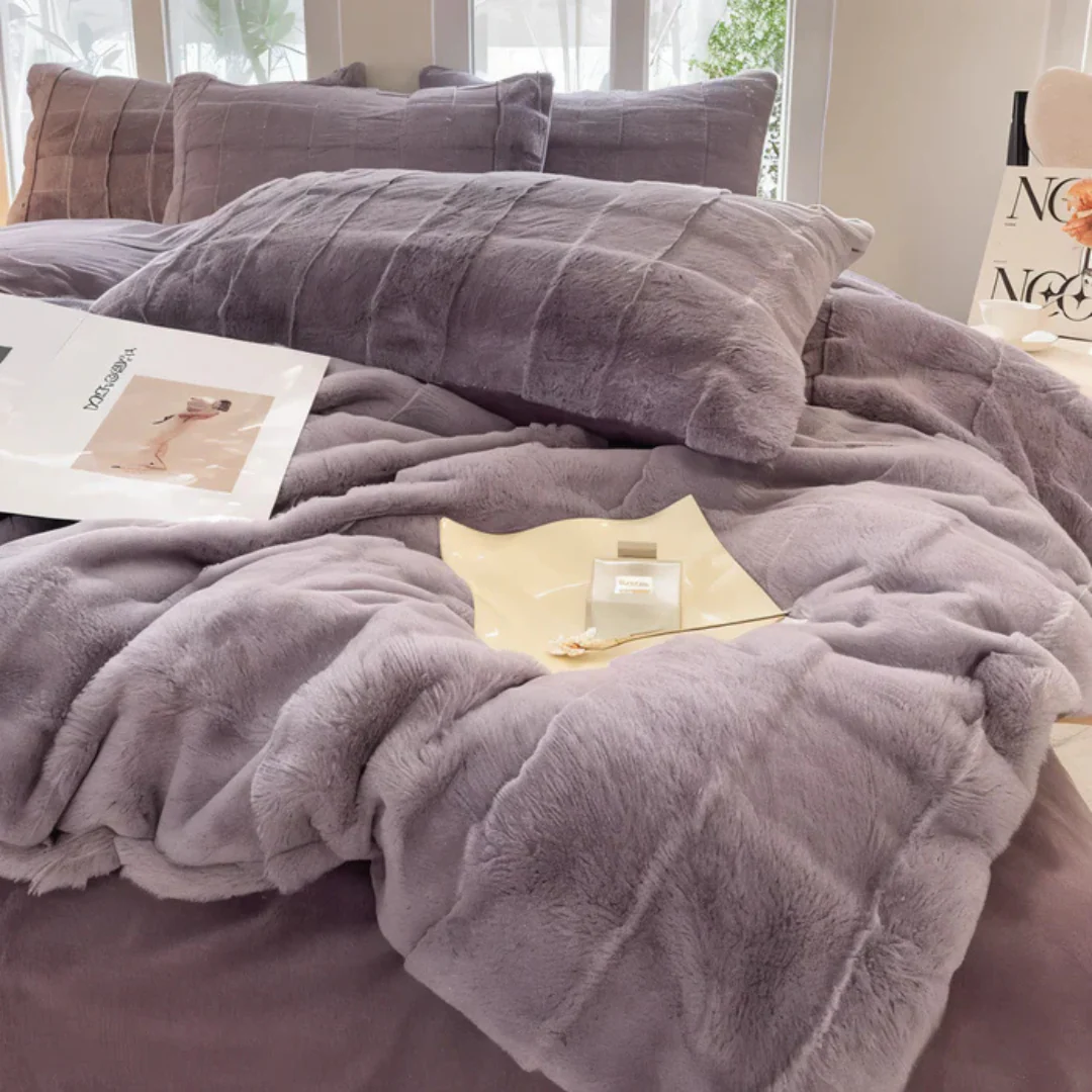 Ultimate Comfort: Luxury Soft Fleece Duvet Cover 155x220 for Warm and Cozy Nights All Year Round - Image 6