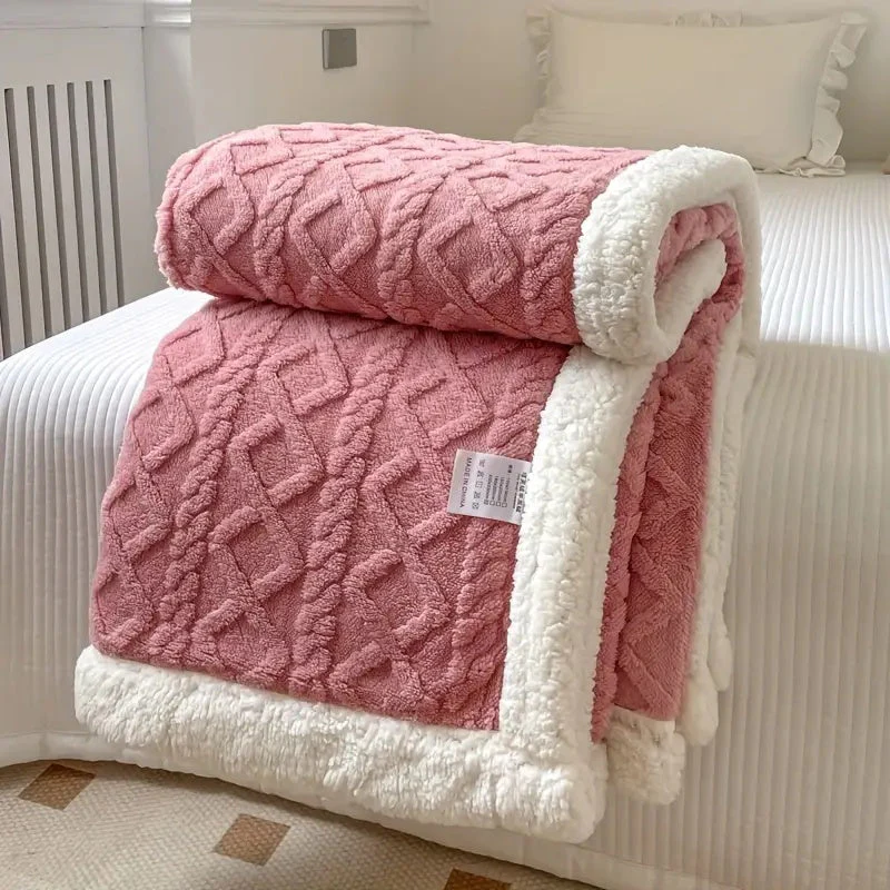 Ultra Soft Fluffy Sherpa Fleece Blanket - Warm and Comfortable Throw for Indoor and Outdoor Relaxation - Image 8