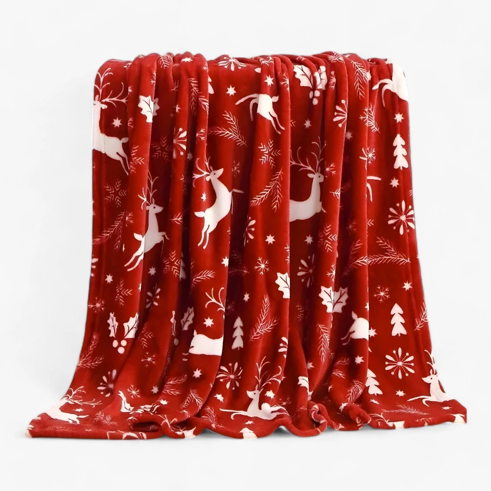 Velvy | Exclusive Christmas Plaid in Fleece - Add Elegance and Coziness to Your Weekend Decor - Image 4