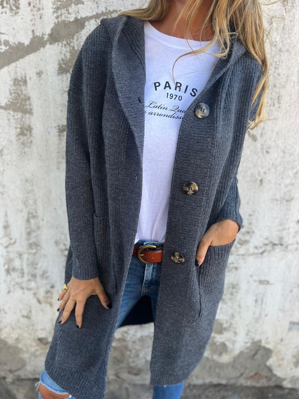 Chic, Long Knit Cardigan for Effortless Style
