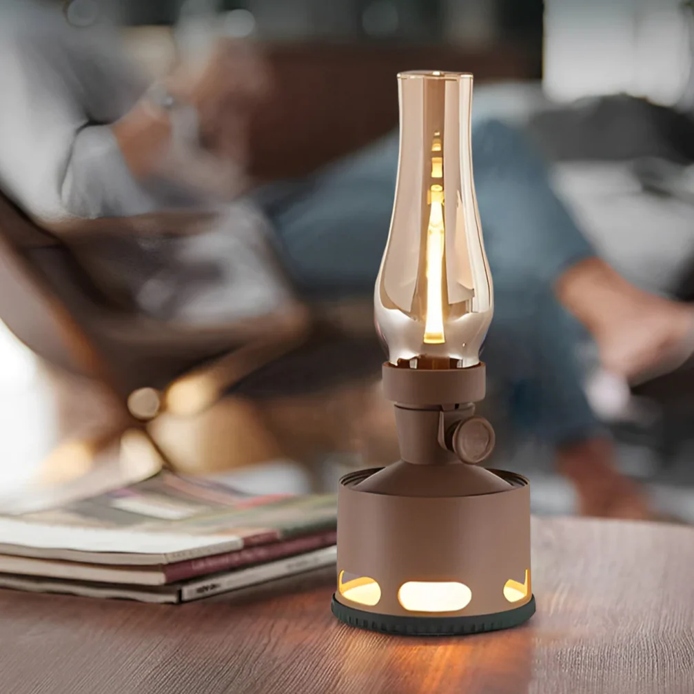Vintage-Design Lantern with LED Lighting - Image 6