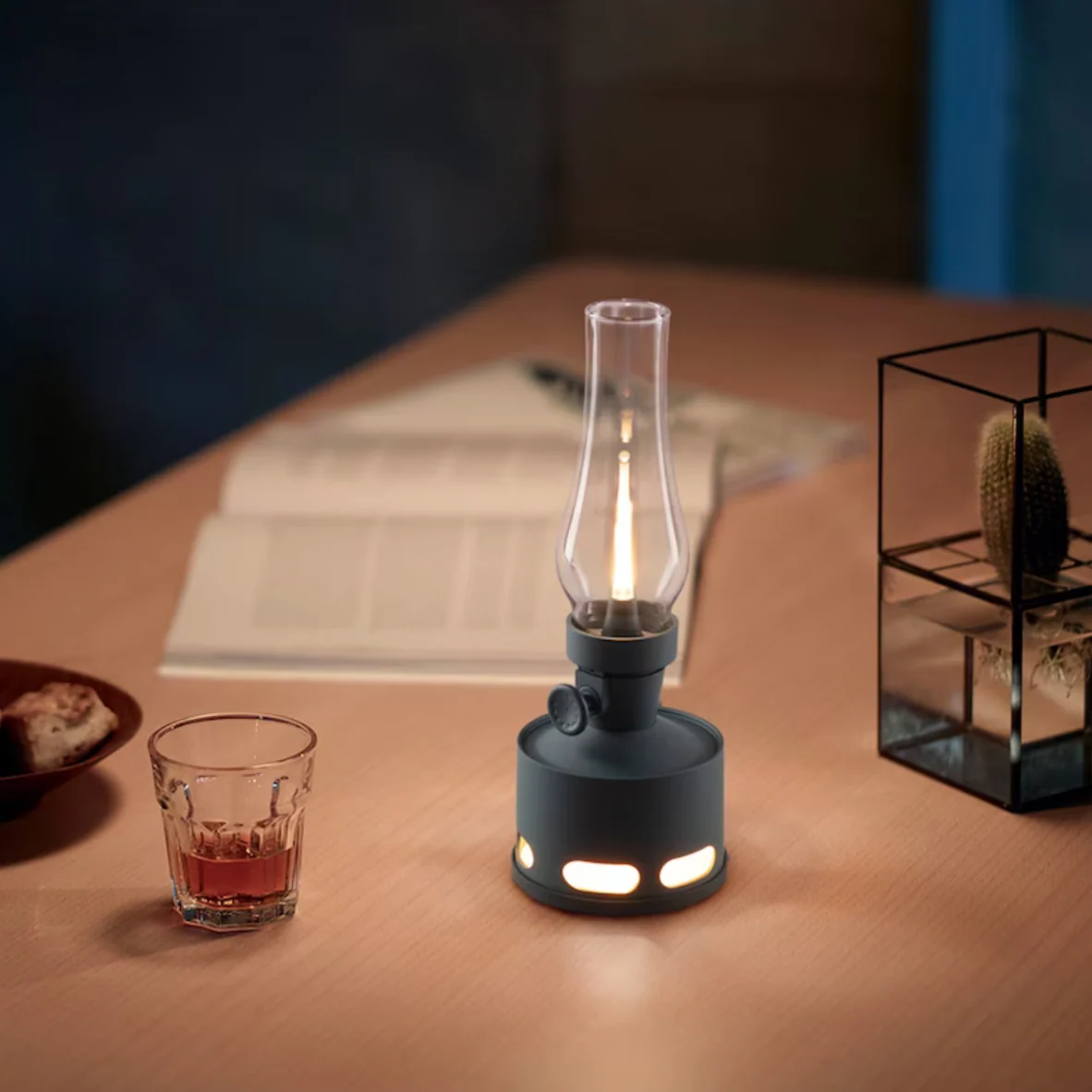 Vintage-Design Lantern with LED Lighting - Image 7