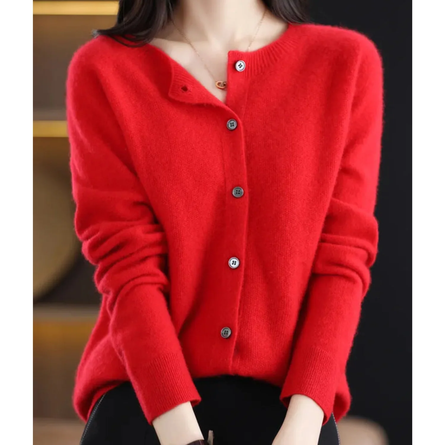Cozy Women's Cardigan — Soft, Warm & Plush - Image 14