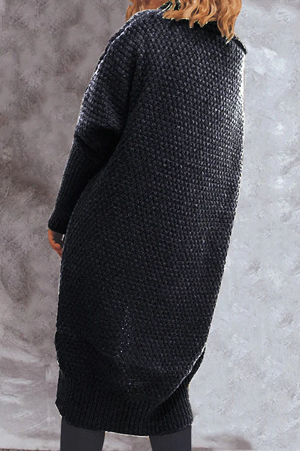 Zarae - Cozy Long Open-Front Sweater Cardigan - Image 13